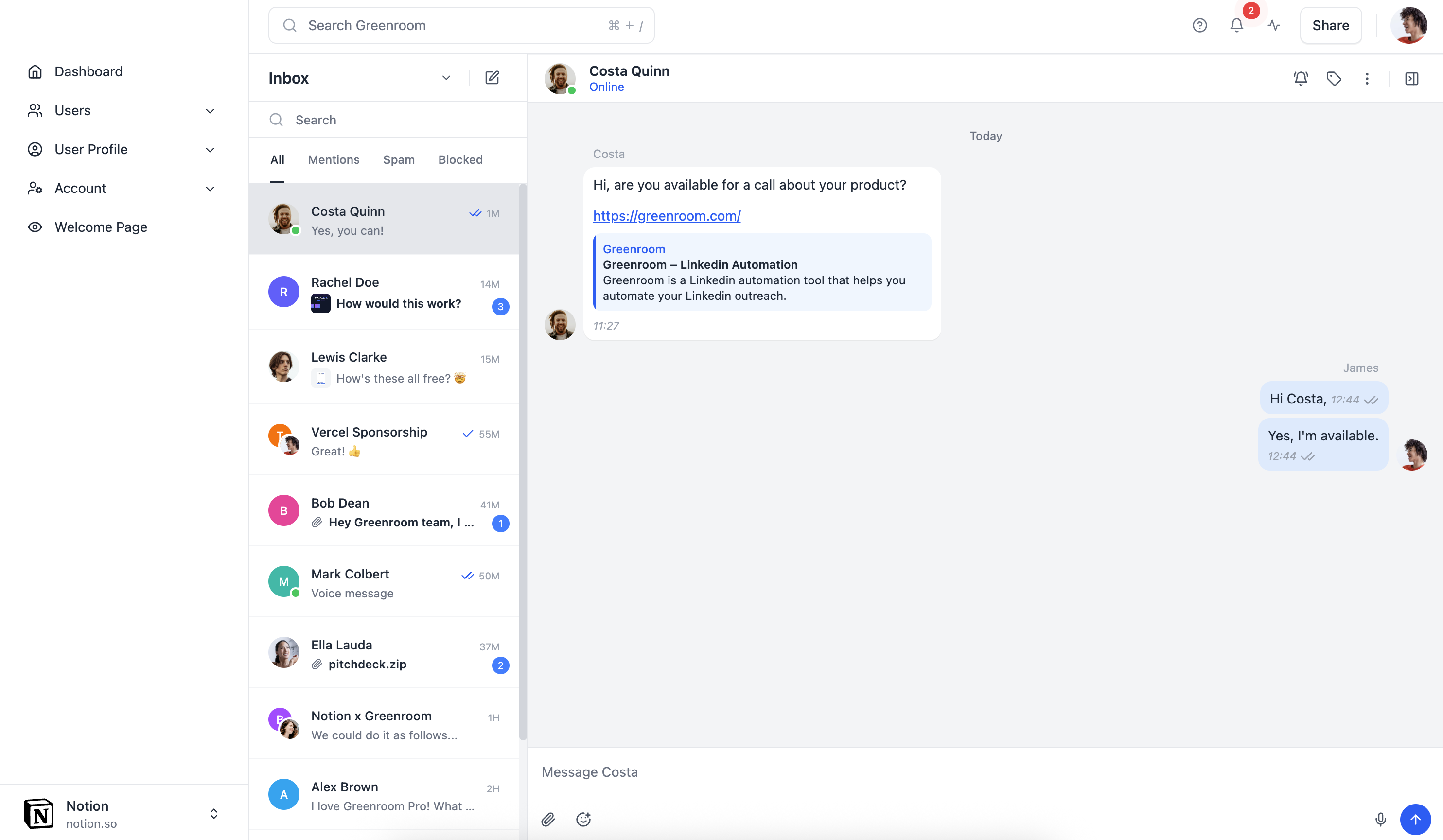 Automate Your LinkedIn Outreach Greenroom Automate Your LinkedIn Outreach Greenroom